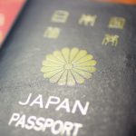 日本のパスポートの写真