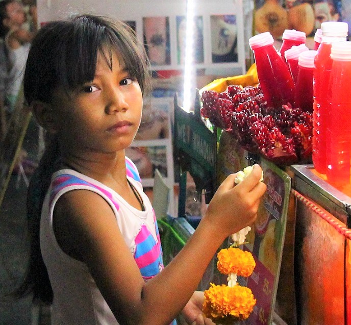 バンコクで働く幼女