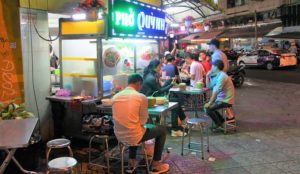 ベトナムのホーチミンの安食堂の写真