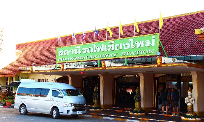 タイのチェンマイ駅