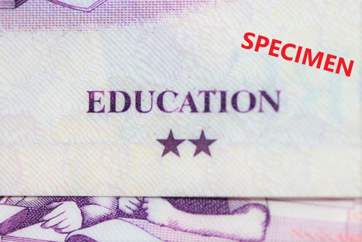 シンガポール2ドル札のテーマは教育