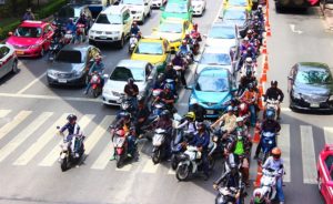 バンコクの渋滞の写真
