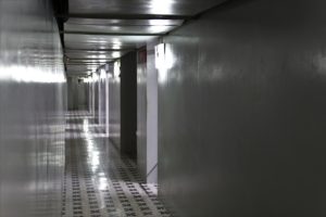 統一会堂の地下の廊下の写真｜ホーチミン観光